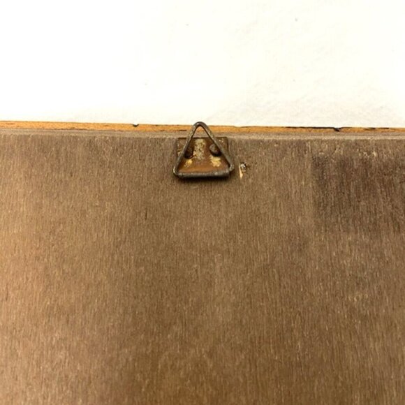 Vtg Flower Art on Board Veronica Teocrium Crater Lake Blue Saw-Leaved Speedwell - Picture 5 of 5